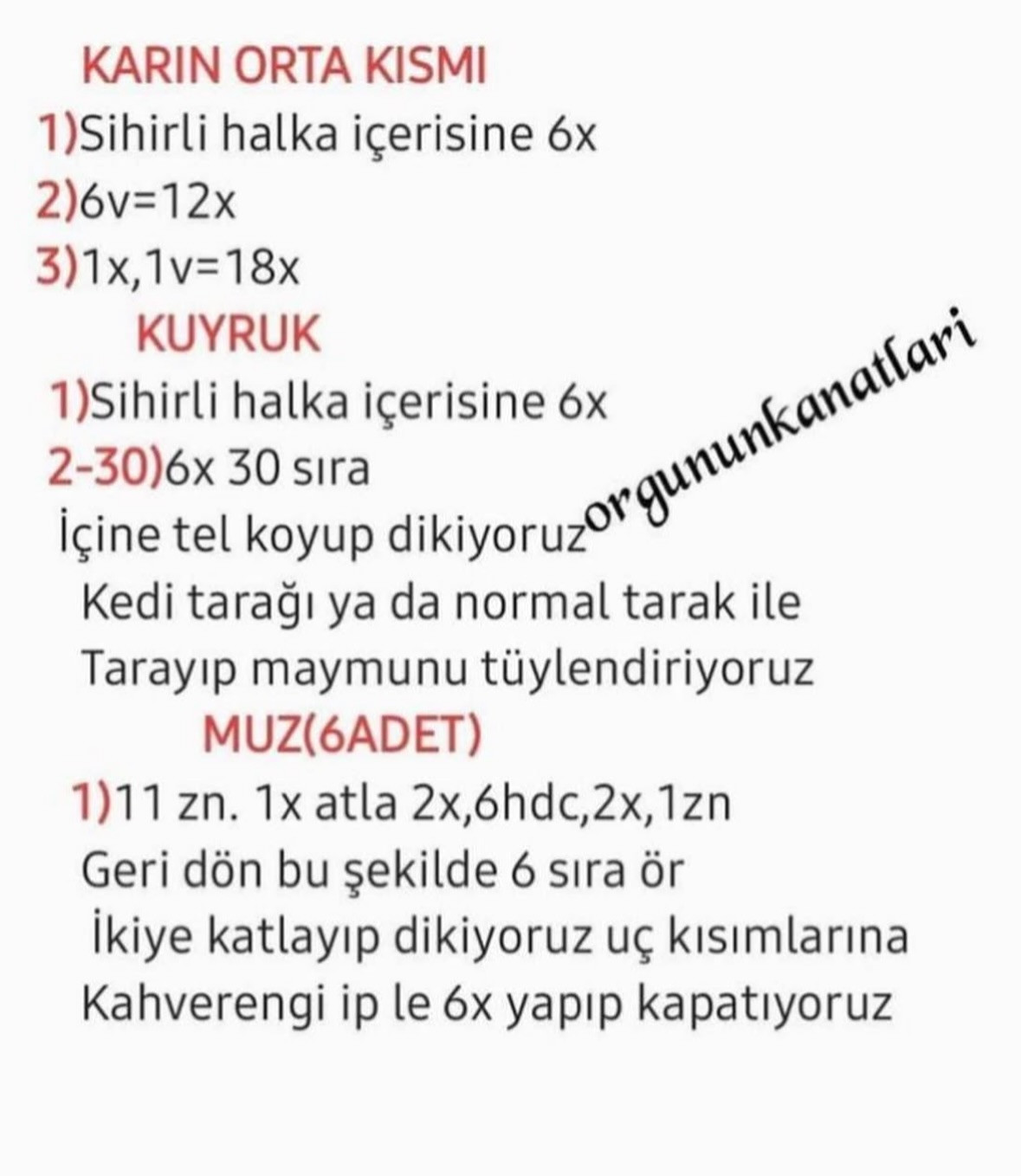 MAYMUN COCO EĞİTİCİ OYUNCAĞI: ÜCRETSİZ Tığ İşi ŞEMASI