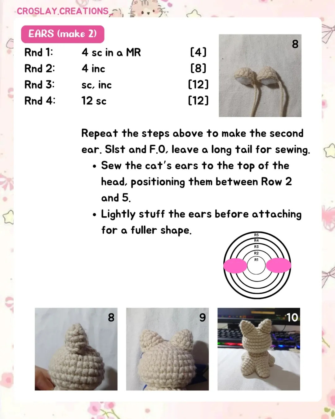meowberry free pattern