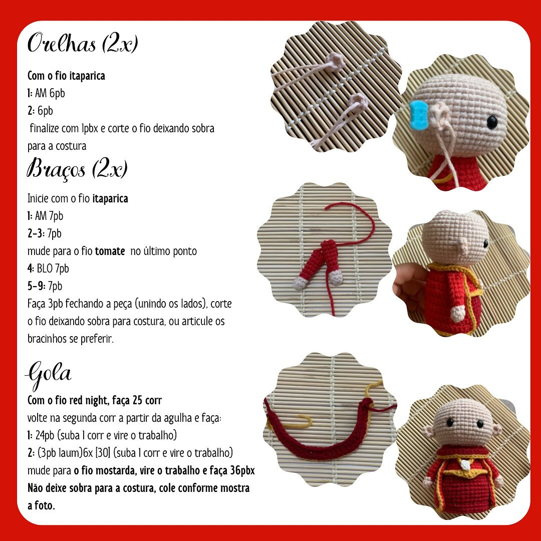 Mestre dos Magos: Grátis Padrão Amigurumi
