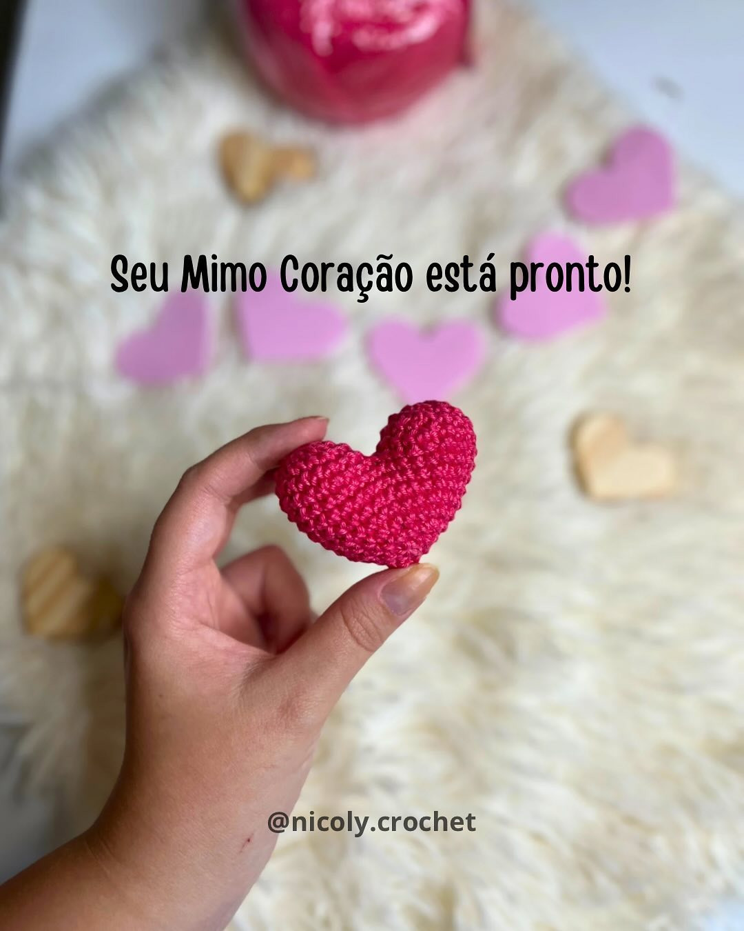 Mimo Coração: Gráfico de crochê gratuito