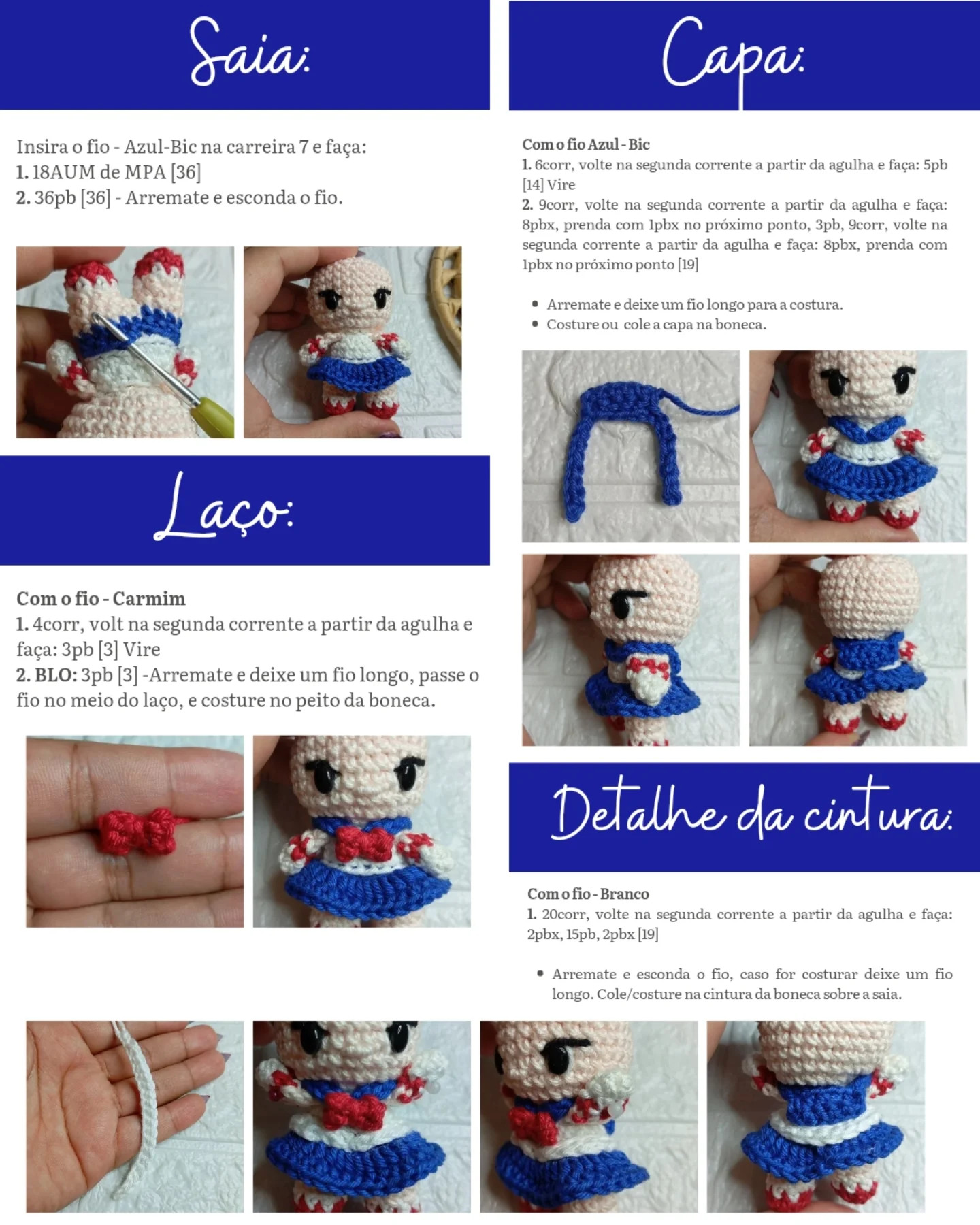 Mini Baby Moon: Grátis receita amigurumi em crochê