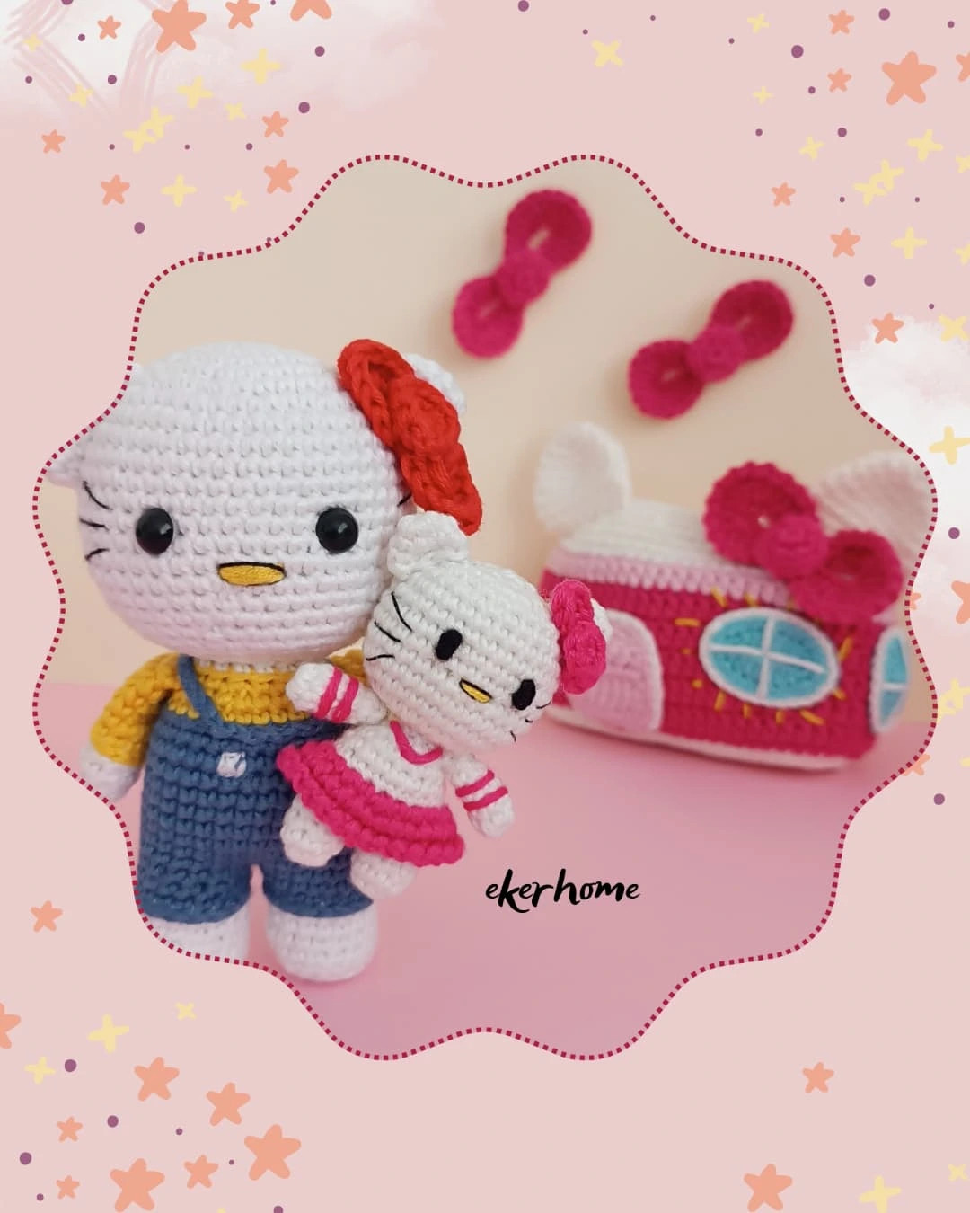 MİNİ ÇANTA VE HELLO KITTY ÖRNEK TARİFİ