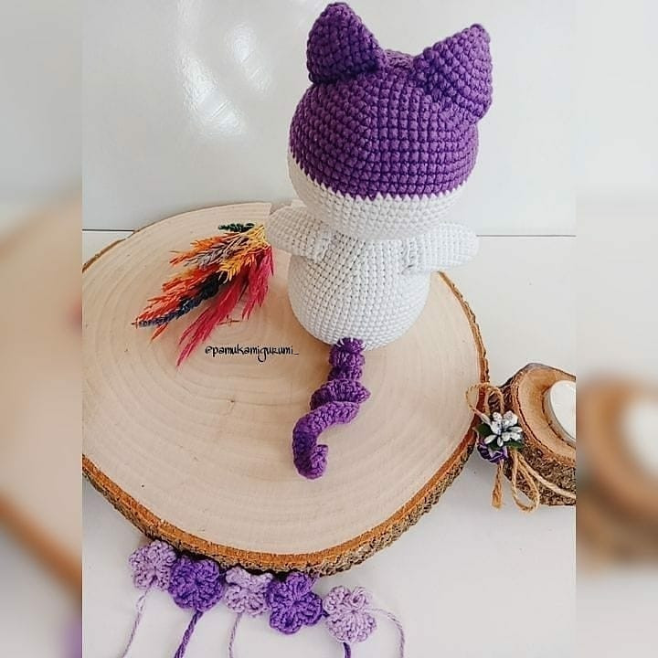 Mini Çiçekli Kedi Amigurumi Tarifi