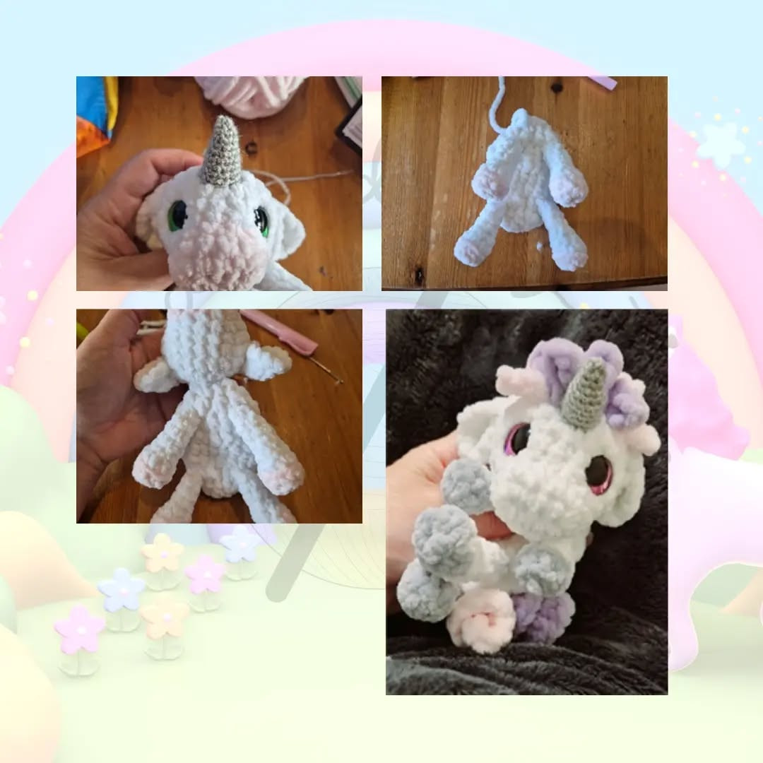 Miniature Crochet Unicorn: Free Pattern!
