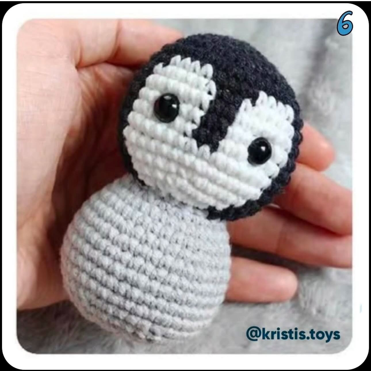 MİNİK PENGUEN AMİGURUMİ TARİFİ