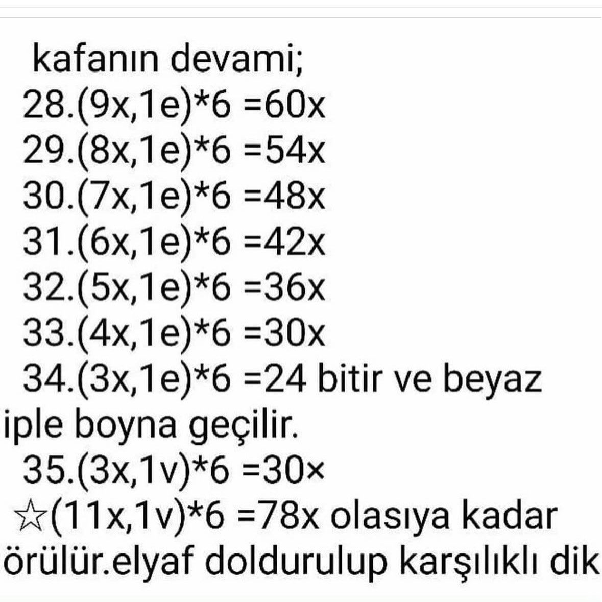 Naz Bebek Sepeti Tığ İşi Şeması
