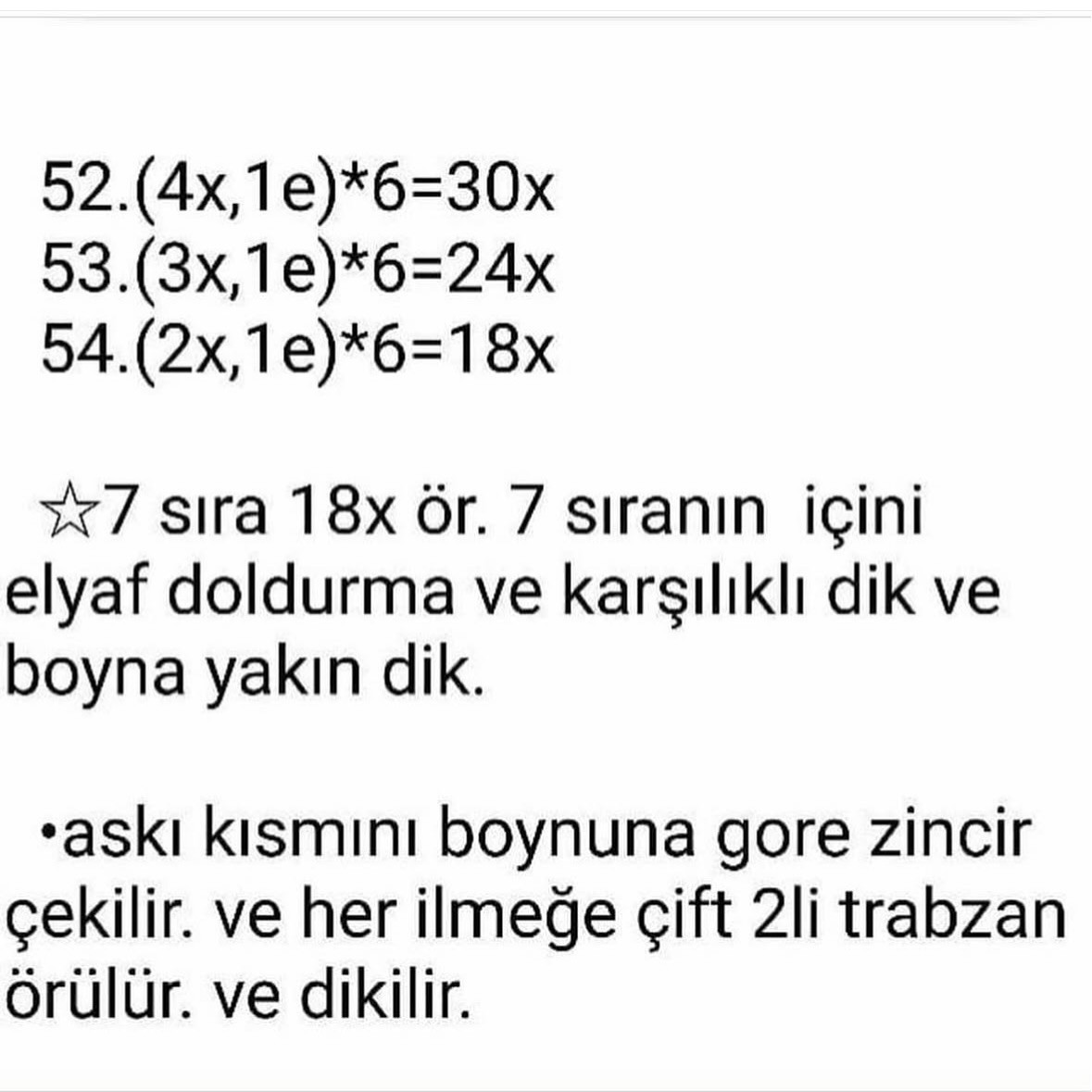 Naz Bebek Sepeti Tığ İşi Şeması