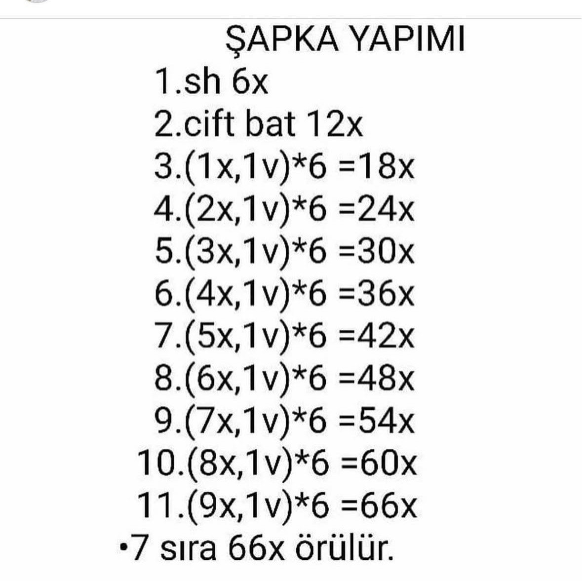 Naz Bebek Sepeti Tığ İşi Şeması