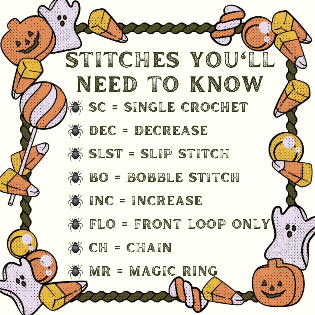 No-Sew Crochet Spider Amigurumi Pattern