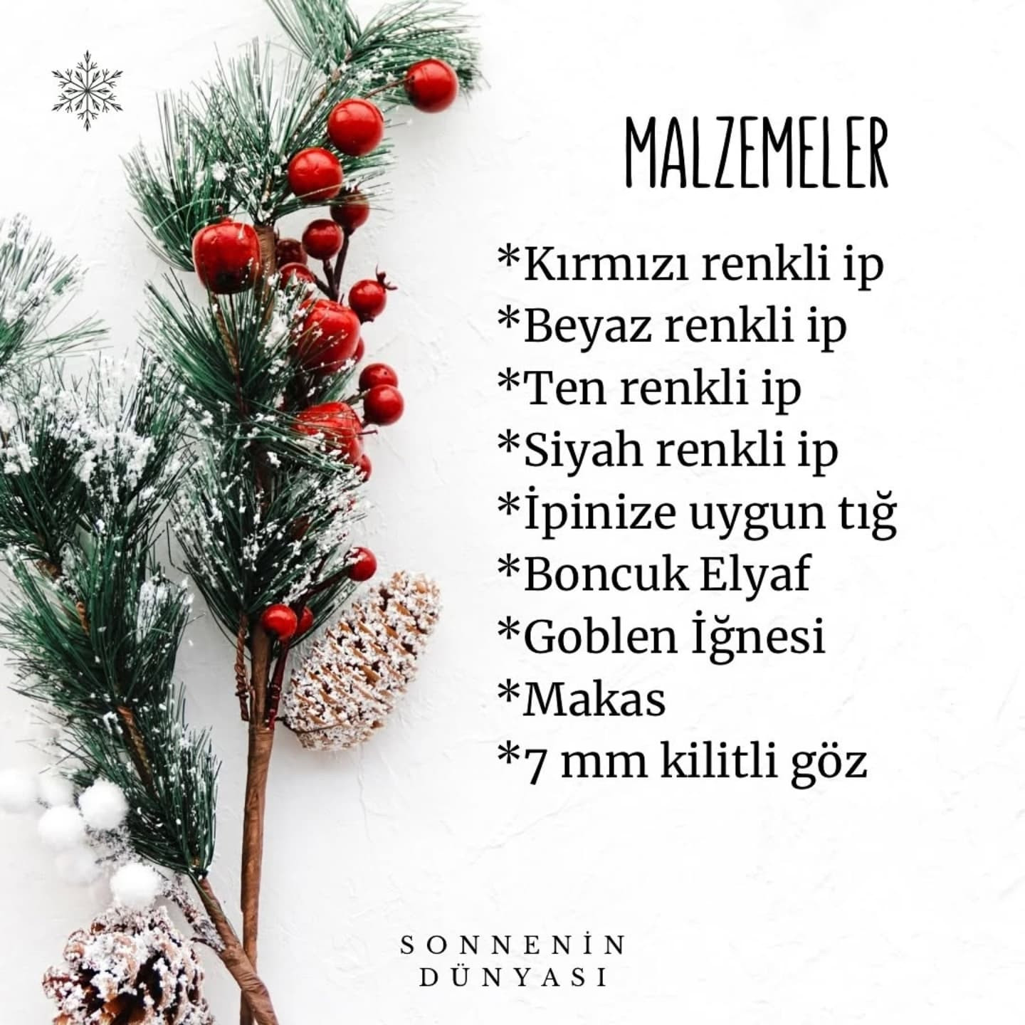 Noel Baba Amigurumi Şeması Ücretsiz
