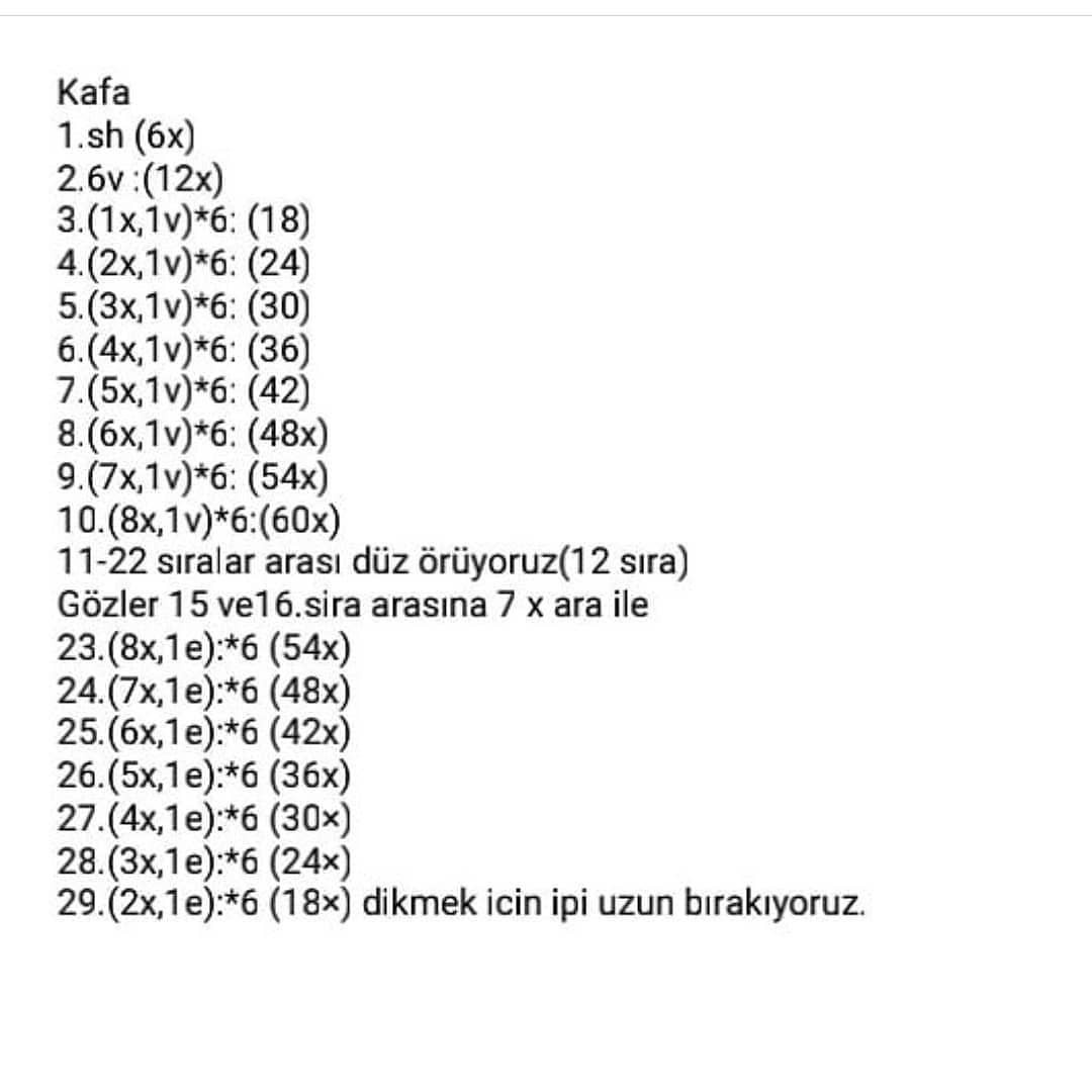 Nuravın Örgü Bahçesi: Sevimli Tavşan Kız Örgü Şeması