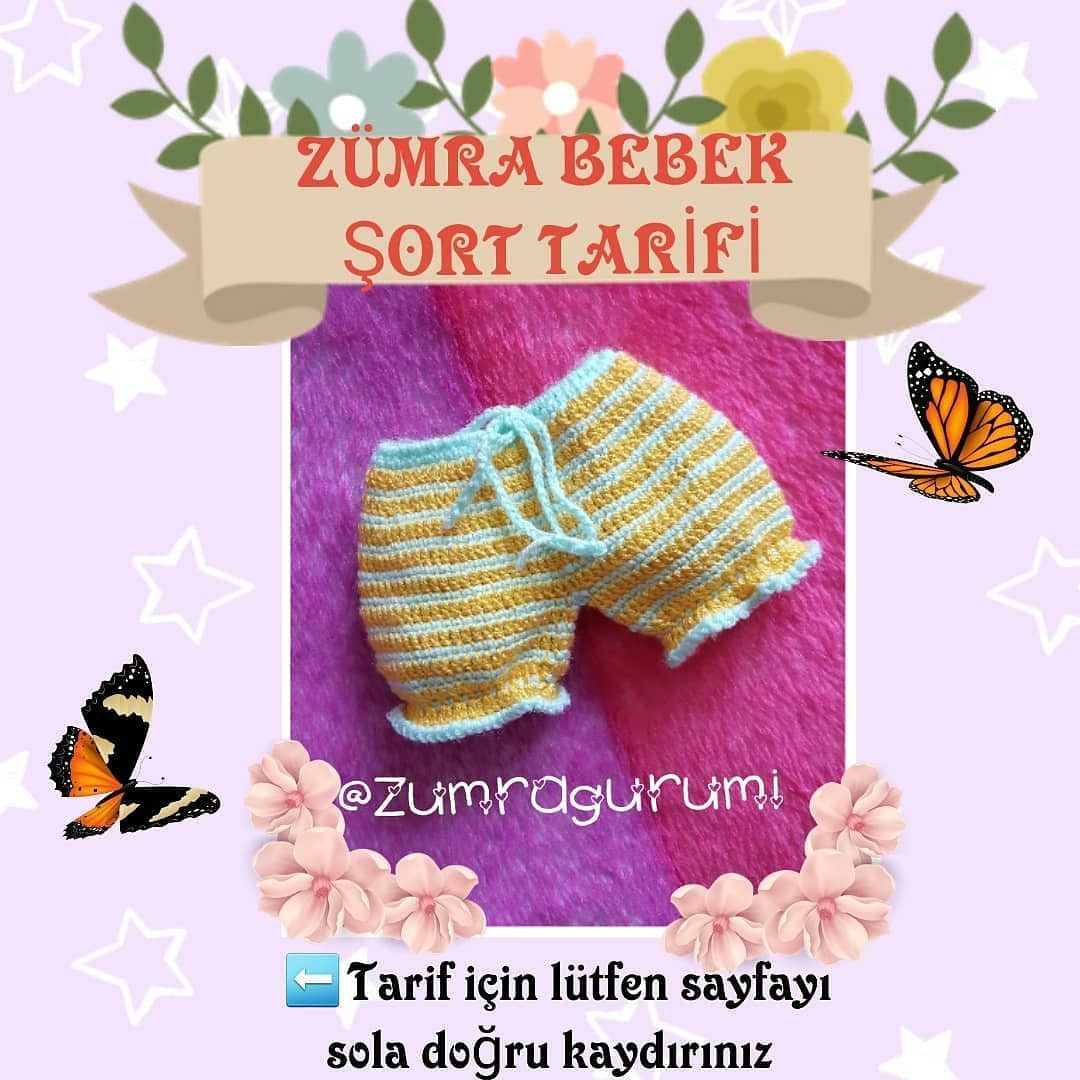 Örgü Bebek Kıyafeti Şeması