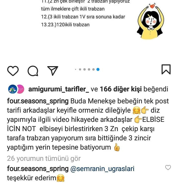 Örgü Bebek Şeması: Mor Elbiseli Minik Prenses