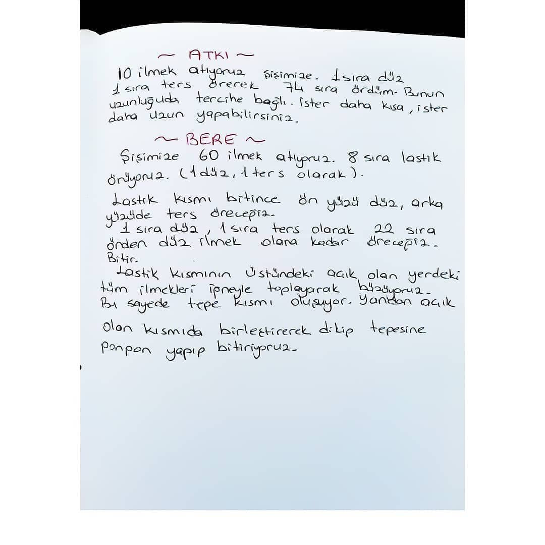 Örgü Şeması: Şapka, Ceket, Atkı ve Çanta
