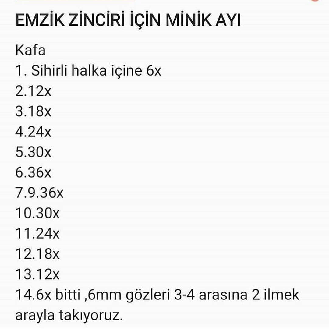 Örgü Şeması: Sevimli Ayıcık Bebek Zıbını