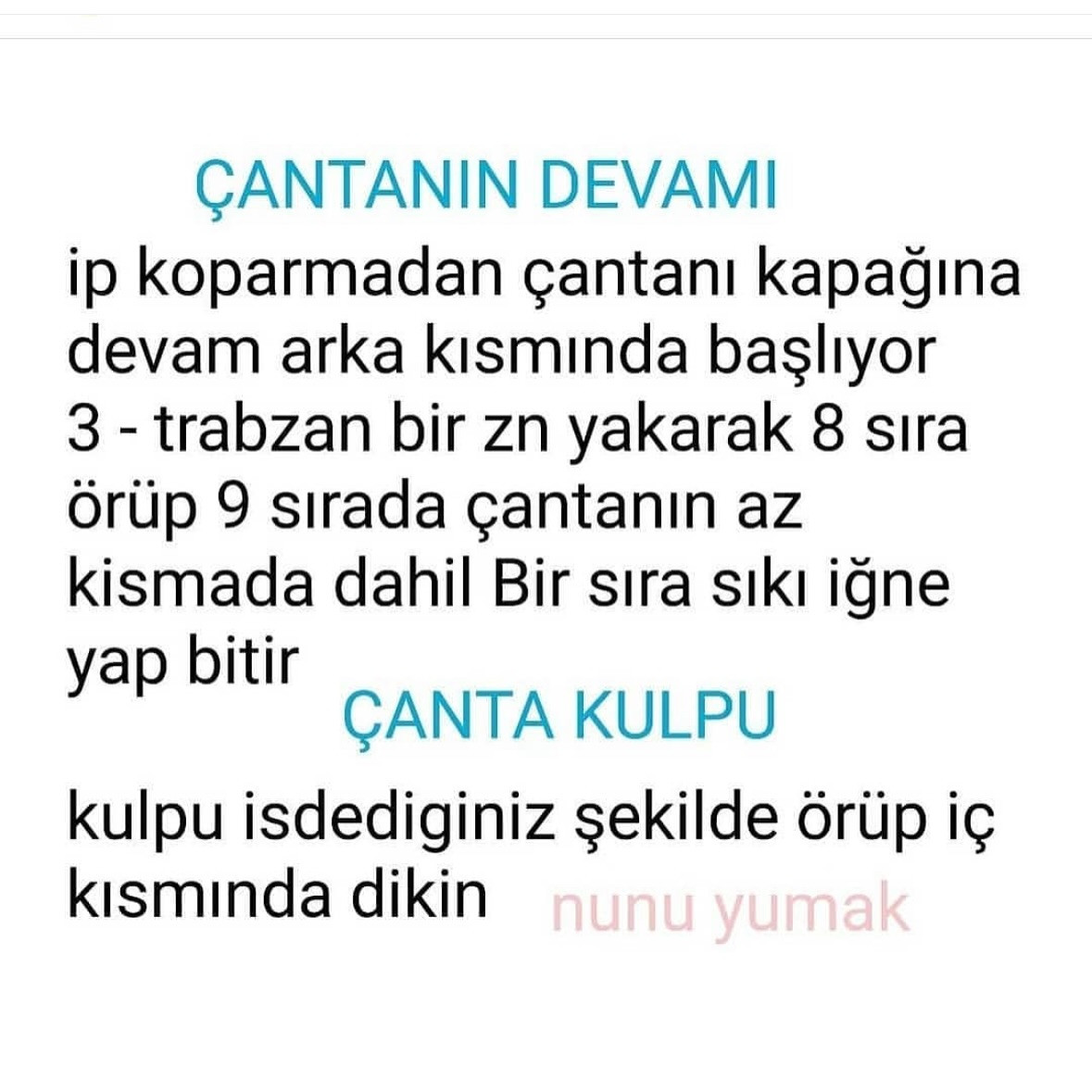 Örgü Telefon Çanta Kılıfı Tarifi