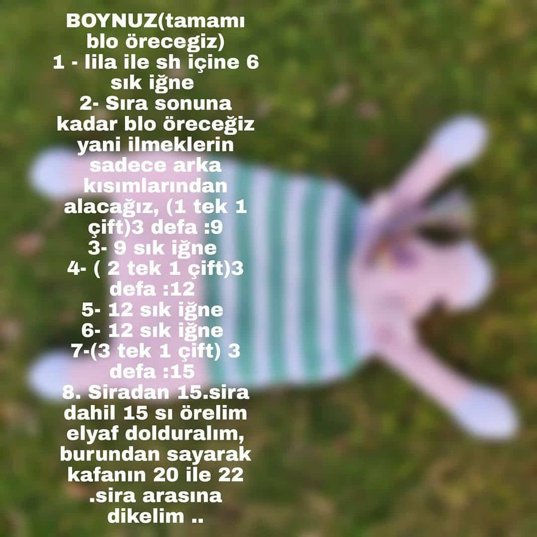 Örgü Unicorn Oyun Halısı Tarifi