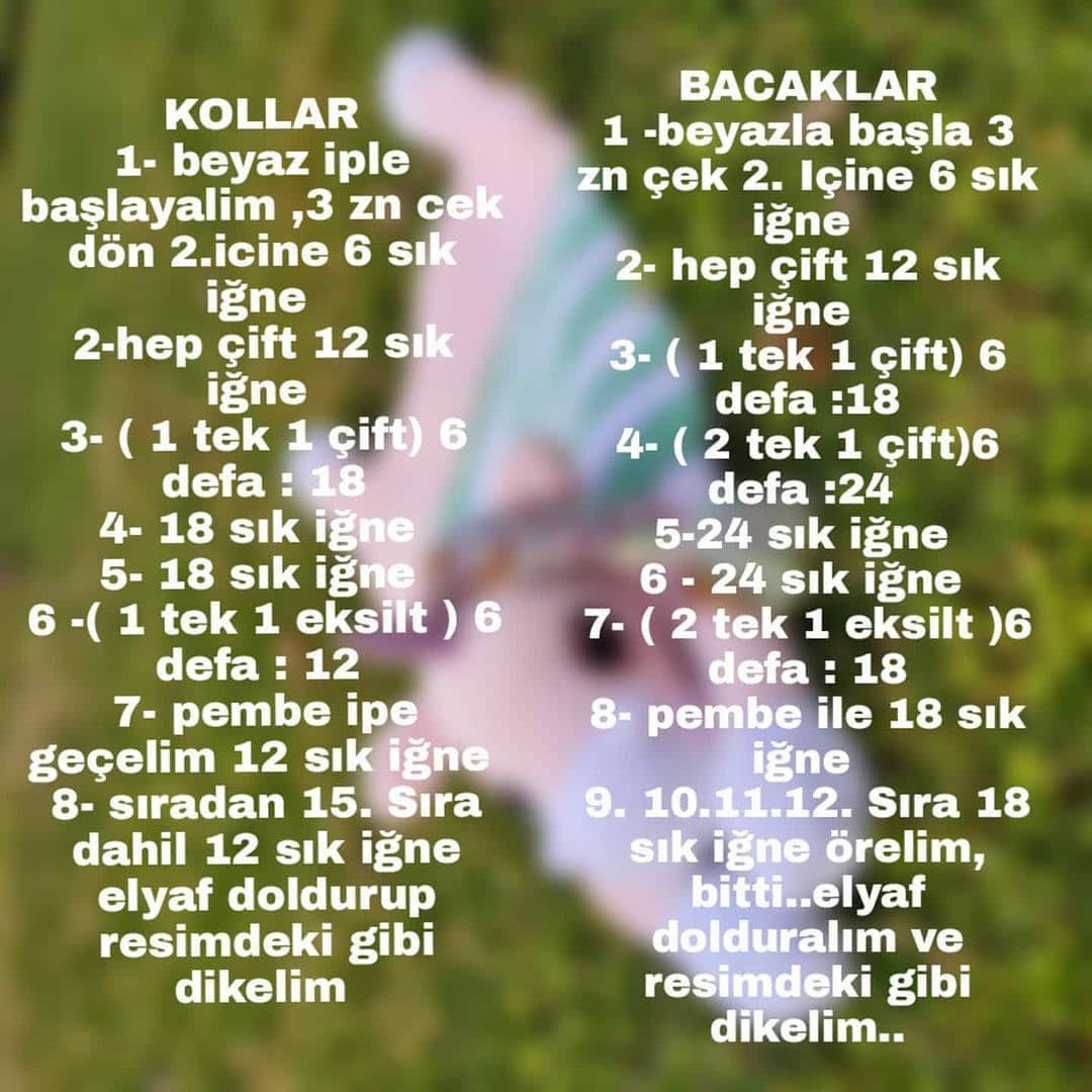 Örgü Unicorn Oyun Halısı Tarifi