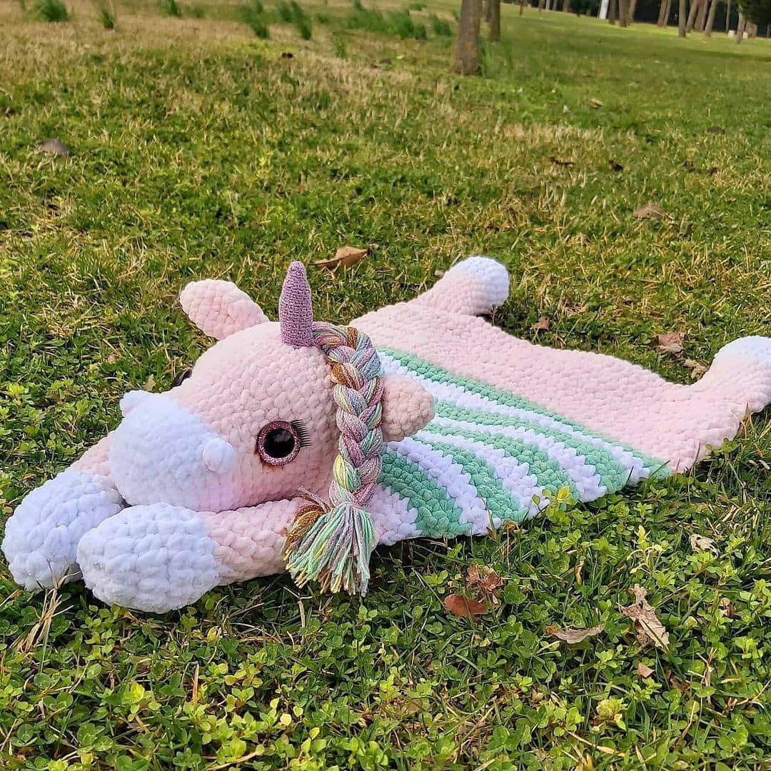 Örgü Unicorn Oyun Halısı Tarifi