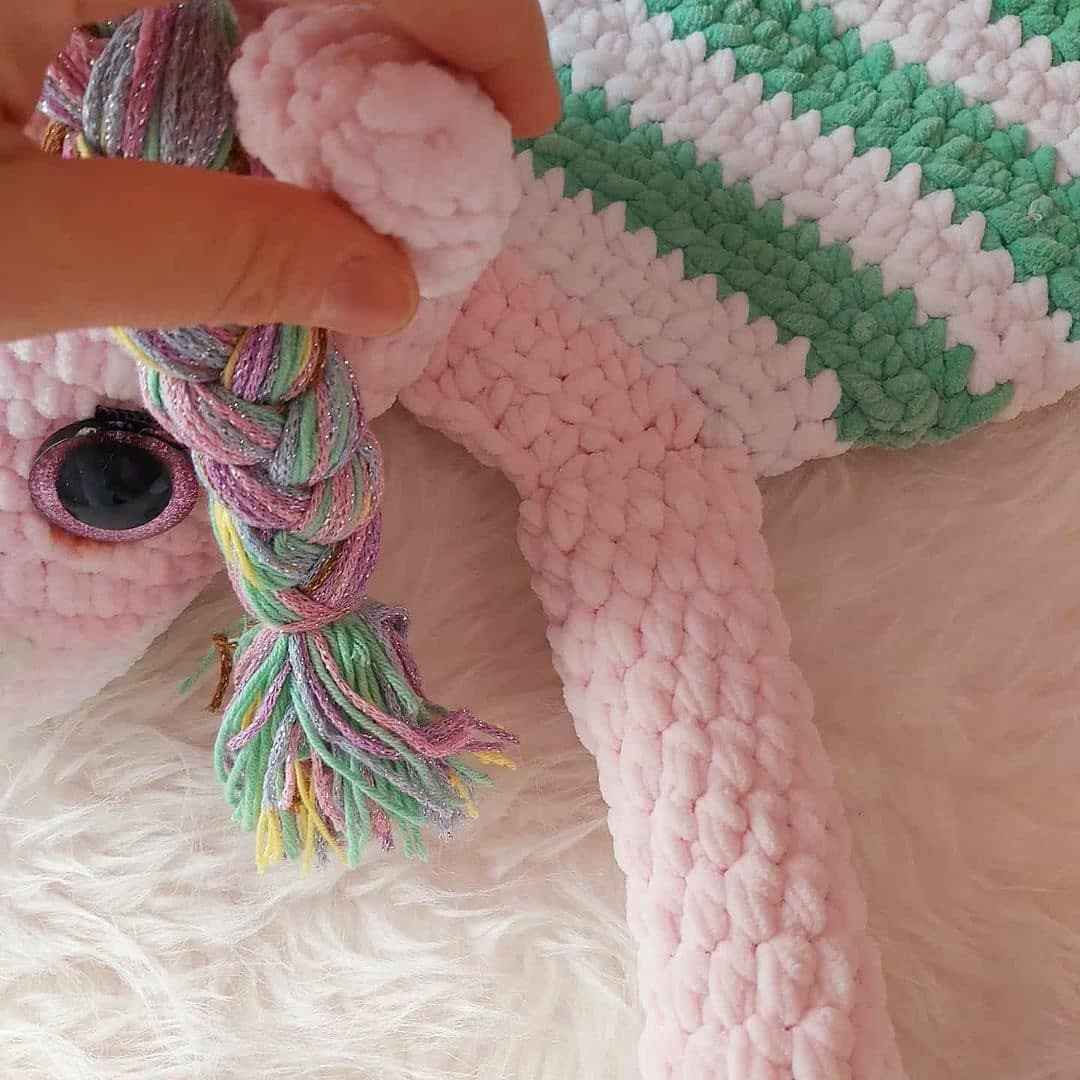 Örgü Unicorn Oyun Halısı Tarifi