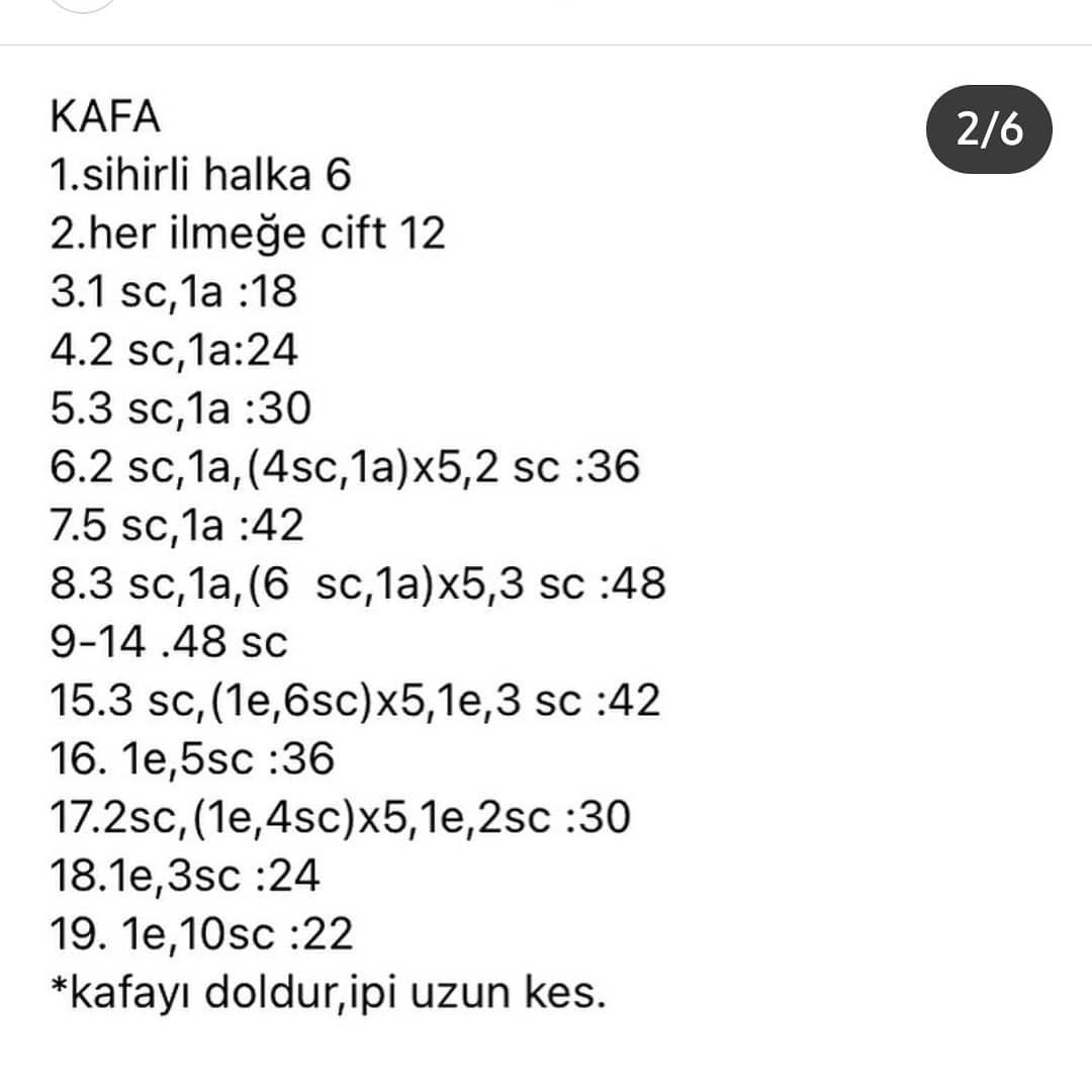 Örme Kaplumbağa Şeması