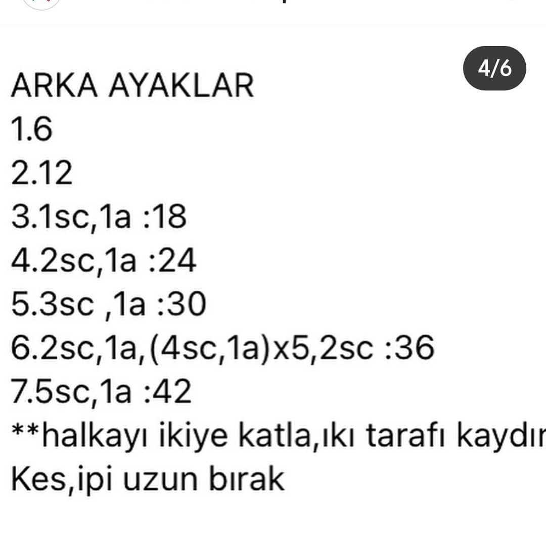 Örme Kaplumbağa Şeması
