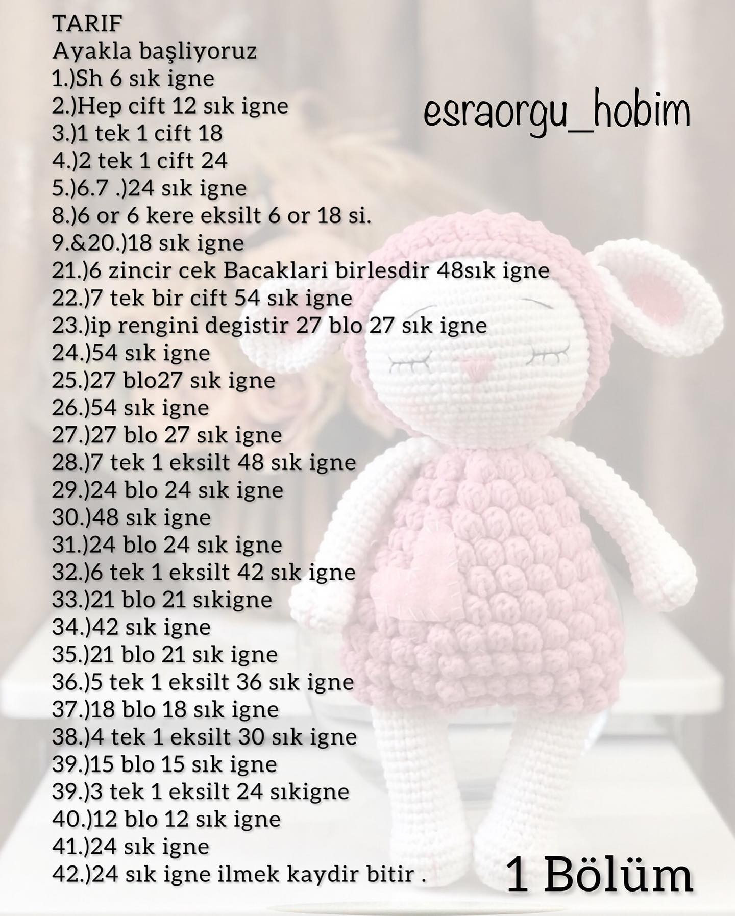 Örme Kuzu Bebek Şeması: YouTube ve Yazılı Anlatım