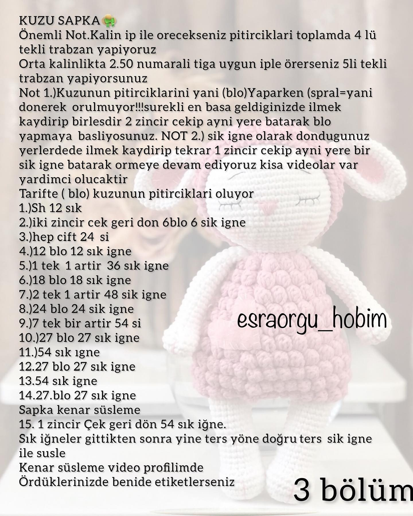 Örme Kuzu Bebek Şeması: YouTube ve Yazılı Anlatım