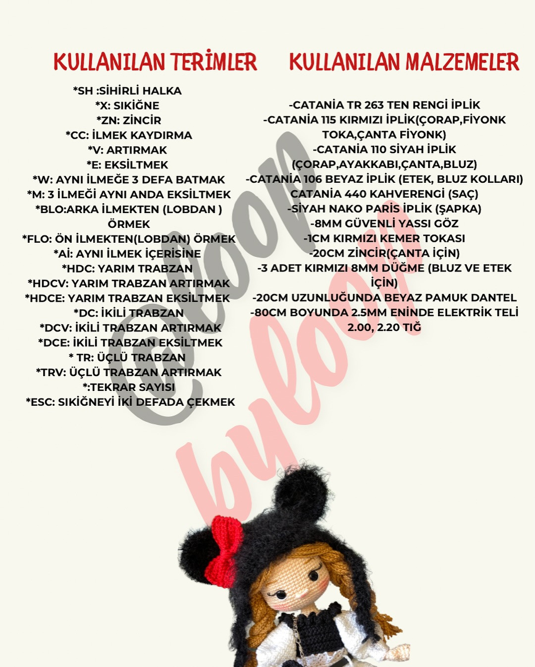 Örme Şeması: Sevimli Minnie Kızımız