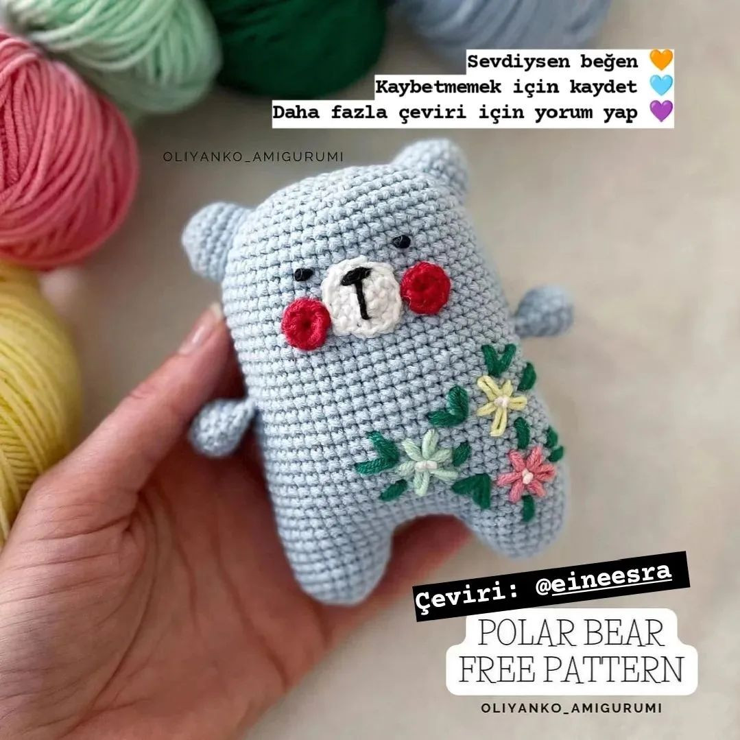 Örnek Şirin Amigurumi Desenleri