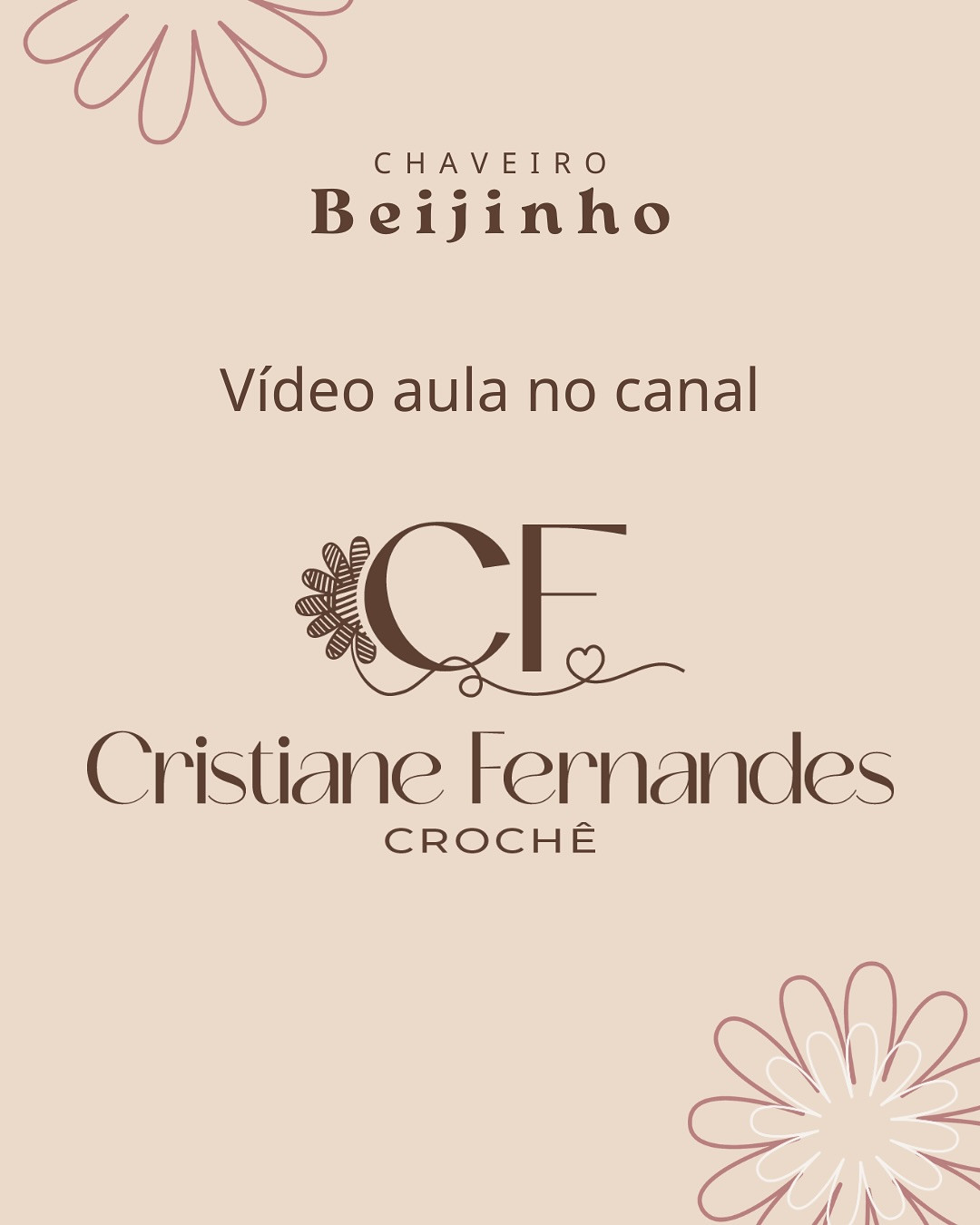 Padrão de chaveiro em formato de beijo em crochê.