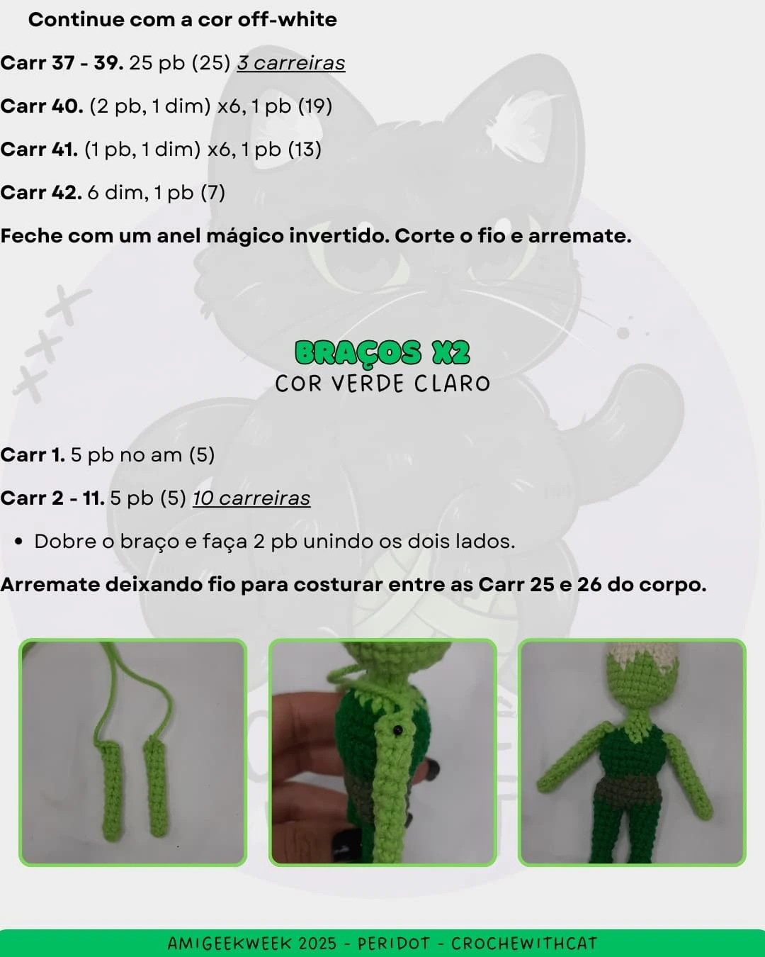 Padrão de crochê Peridot Grátis