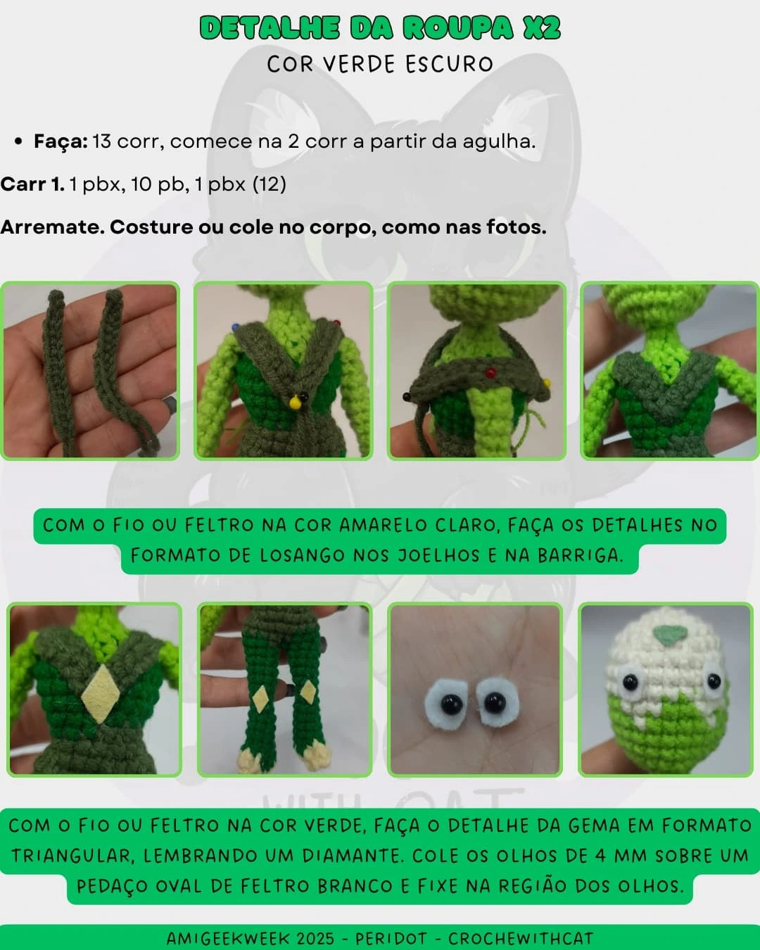 Padrão de crochê Peridot Grátis