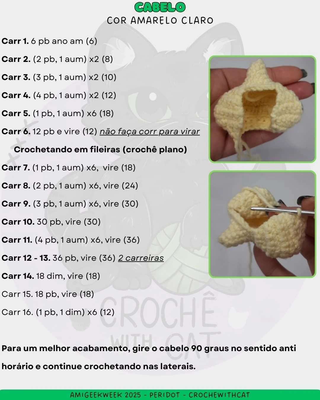 Padrão de crochê Peridot Grátis