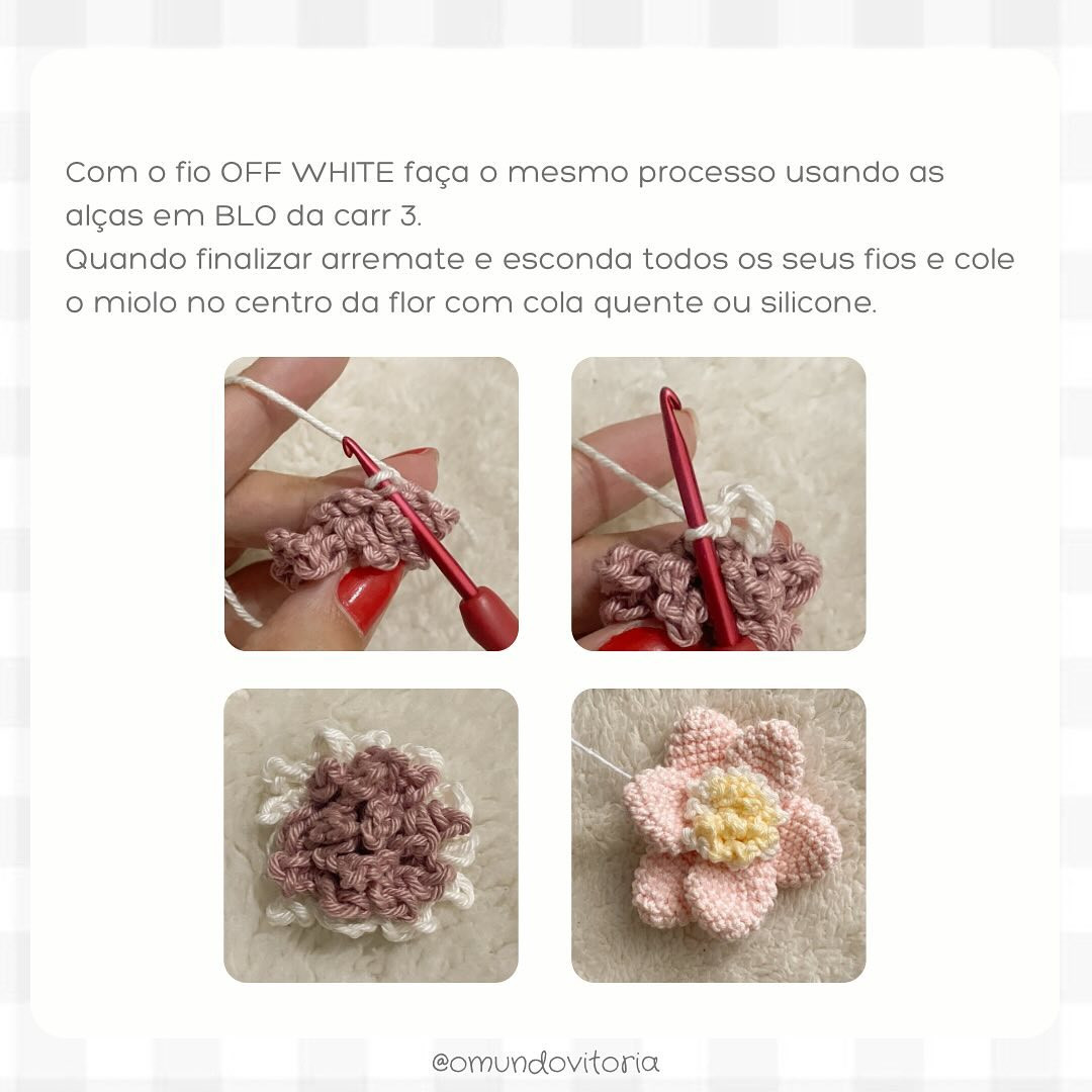 Padrão de Flor em Crochê Grátis: Faça sua própria florzinha delicada!
