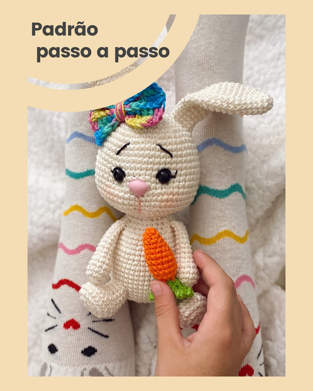 Padrão Grátis: Coelhinha Lili Amigurumi