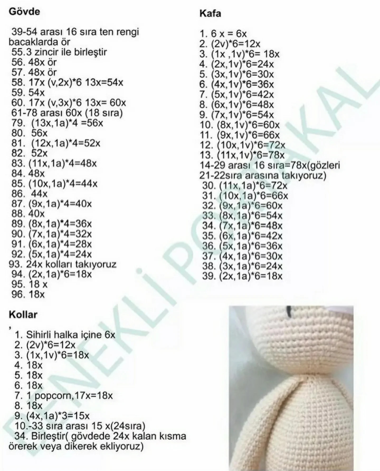 PALYAÇO AMIGURUMI ÜCRETSİZ TARİFİ