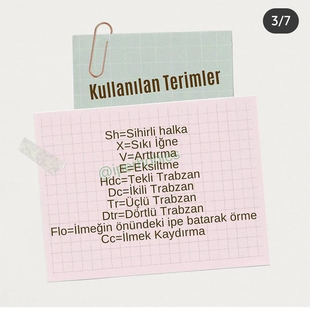 Palyaço Anahtarlık Tığ İşi Şeması