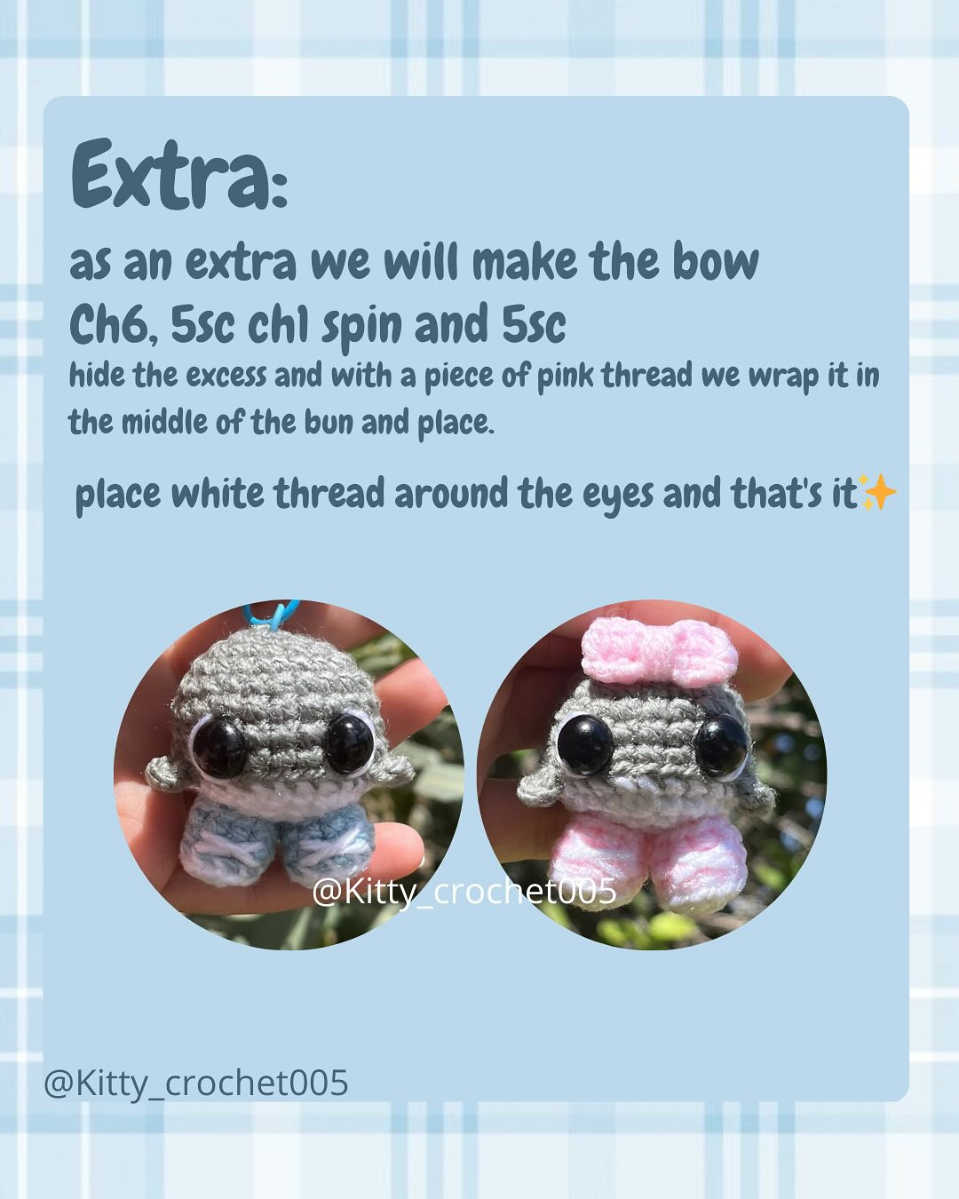 Patrón gratuito: Llaveros amigurumi de delfines