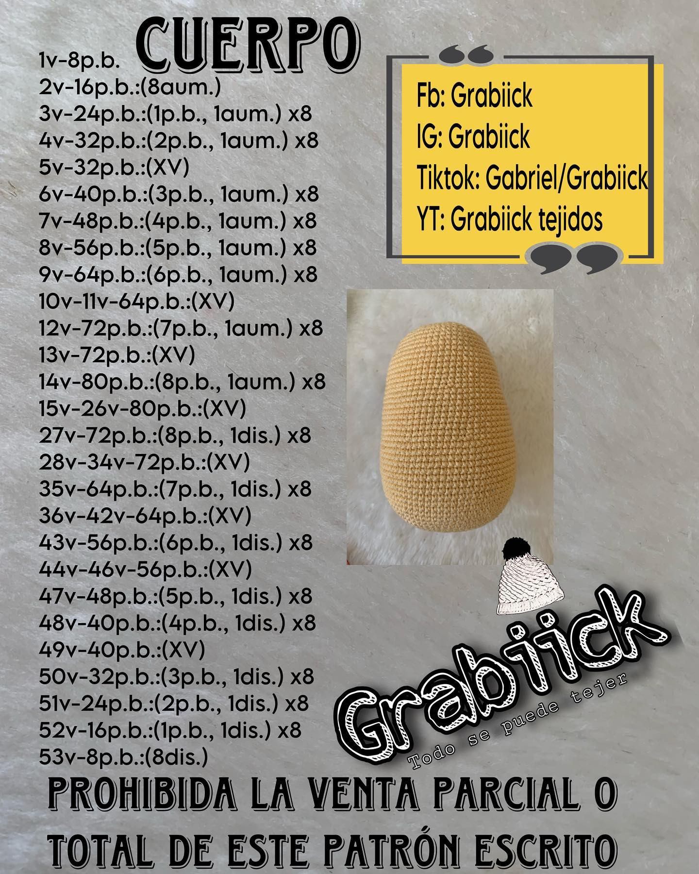 Patrón gratuito: Pato Pollo amigurumi