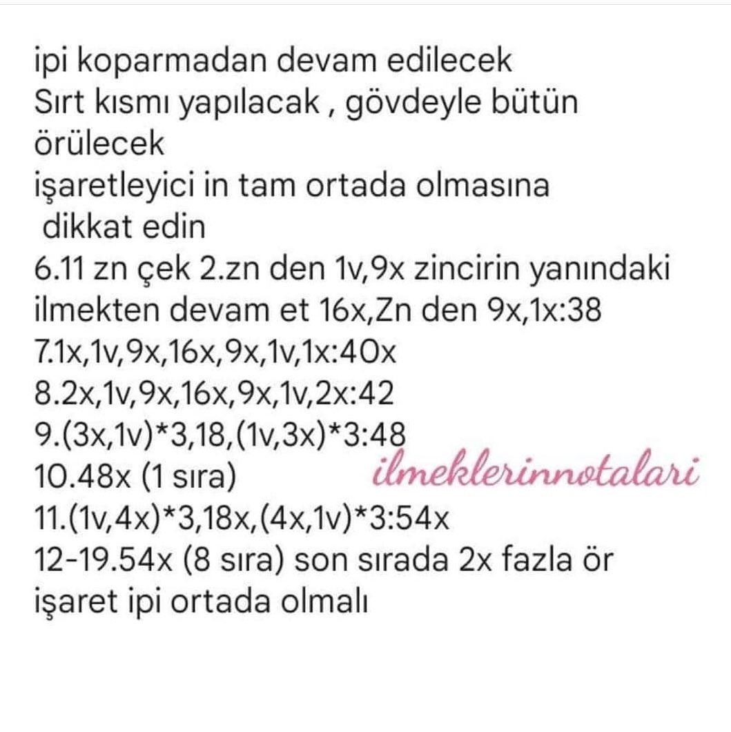 PembedugmeeA Tolyesi: Salıncak At Amigurumi Şeması