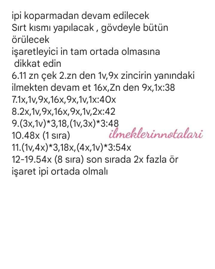 PembedugmeeA Tolyesi: Salıncak At Amigurumi Şeması