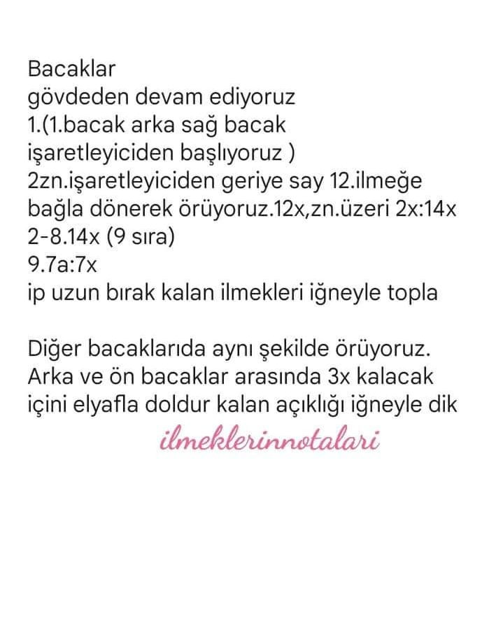 PembedugmeeA Tolyesi: Salıncak At Amigurumi Şeması