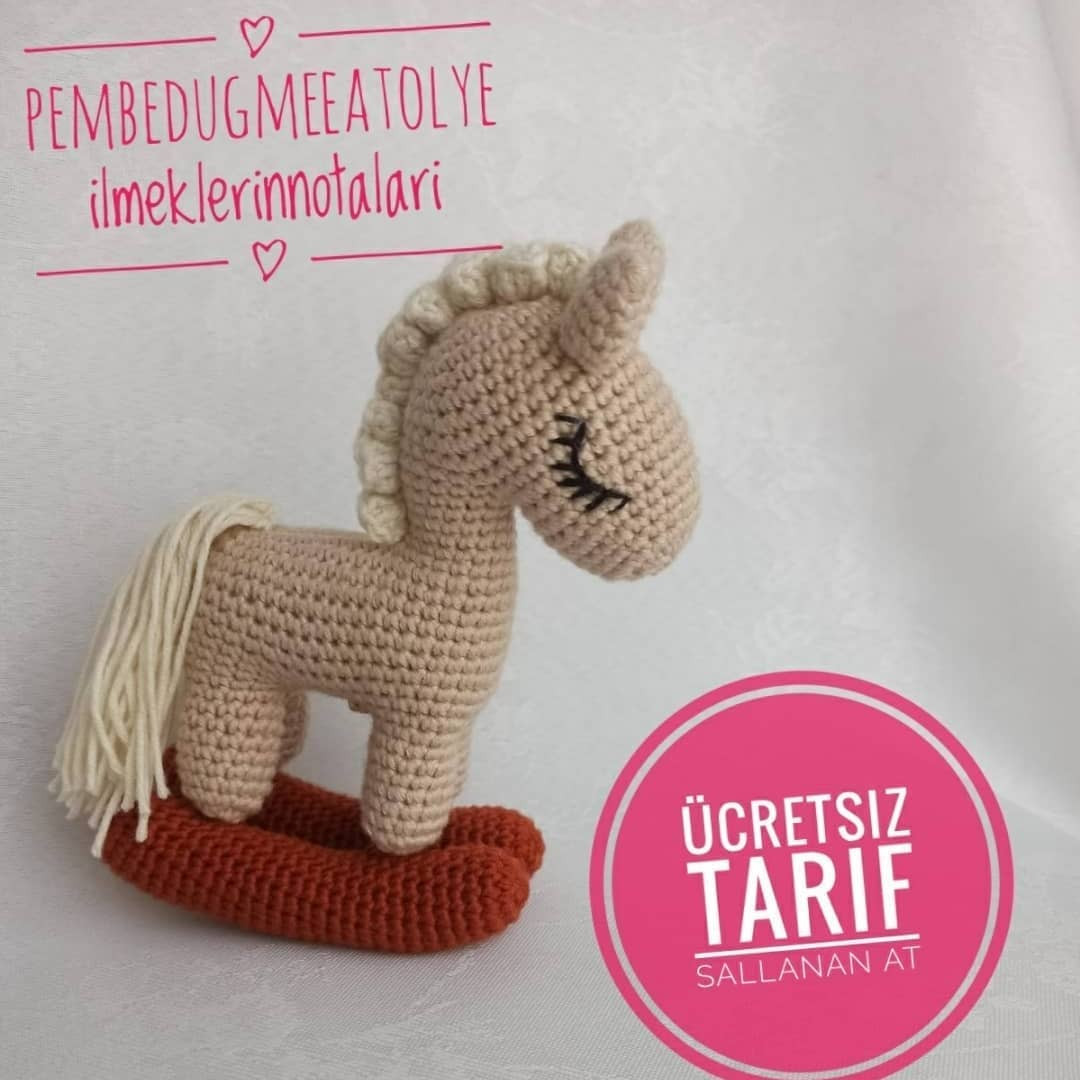 PembedugmeeA Tolyesi: Salıncak At Amigurumi Şeması