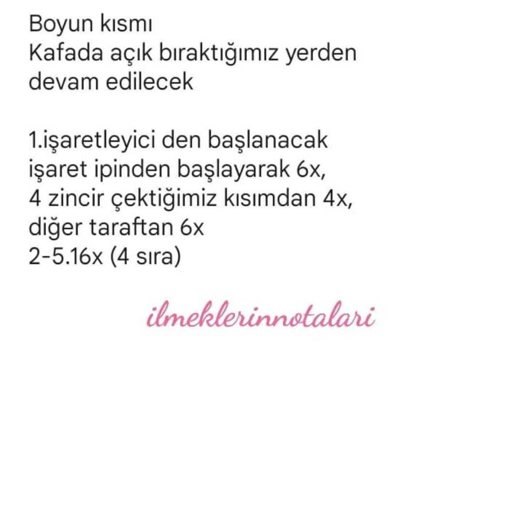 PembedugmeeA Tolyesi: Salıncak At Amigurumi Şeması