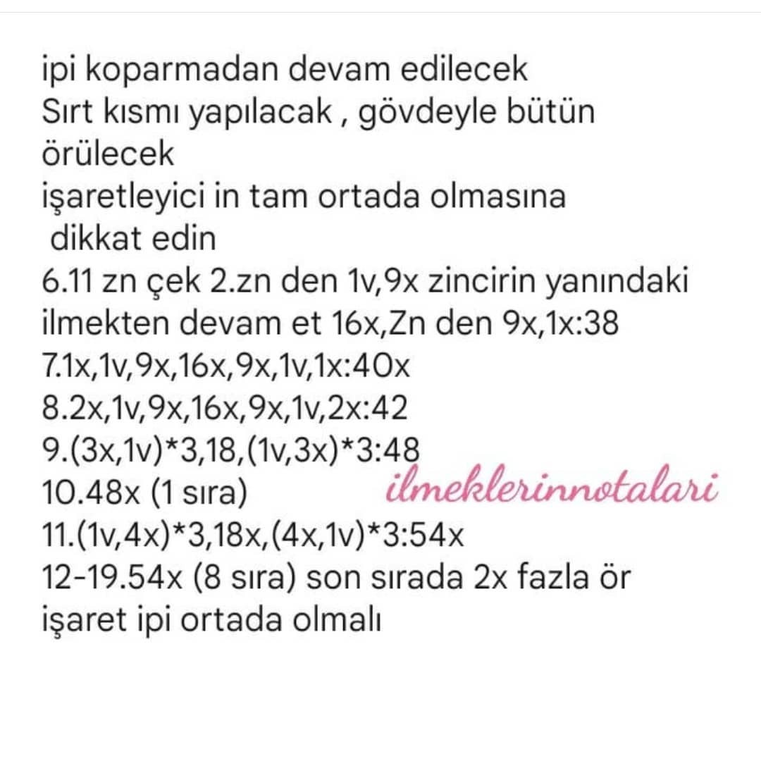PembedugmeeA Tolyesi: Salıncak At Amigurumi Şeması