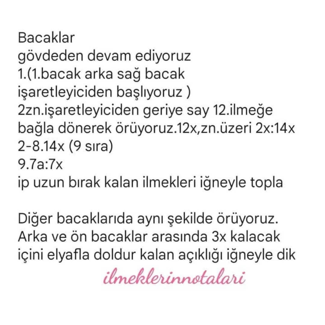 PembedugmeeA Tolyesi: Salıncak At Amigurumi Şeması