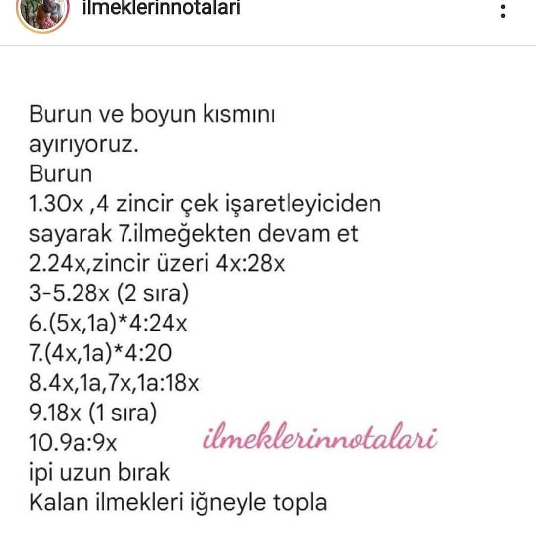 PembedugmeeA Tolyesi: Salıncak At Amigurumi Şeması