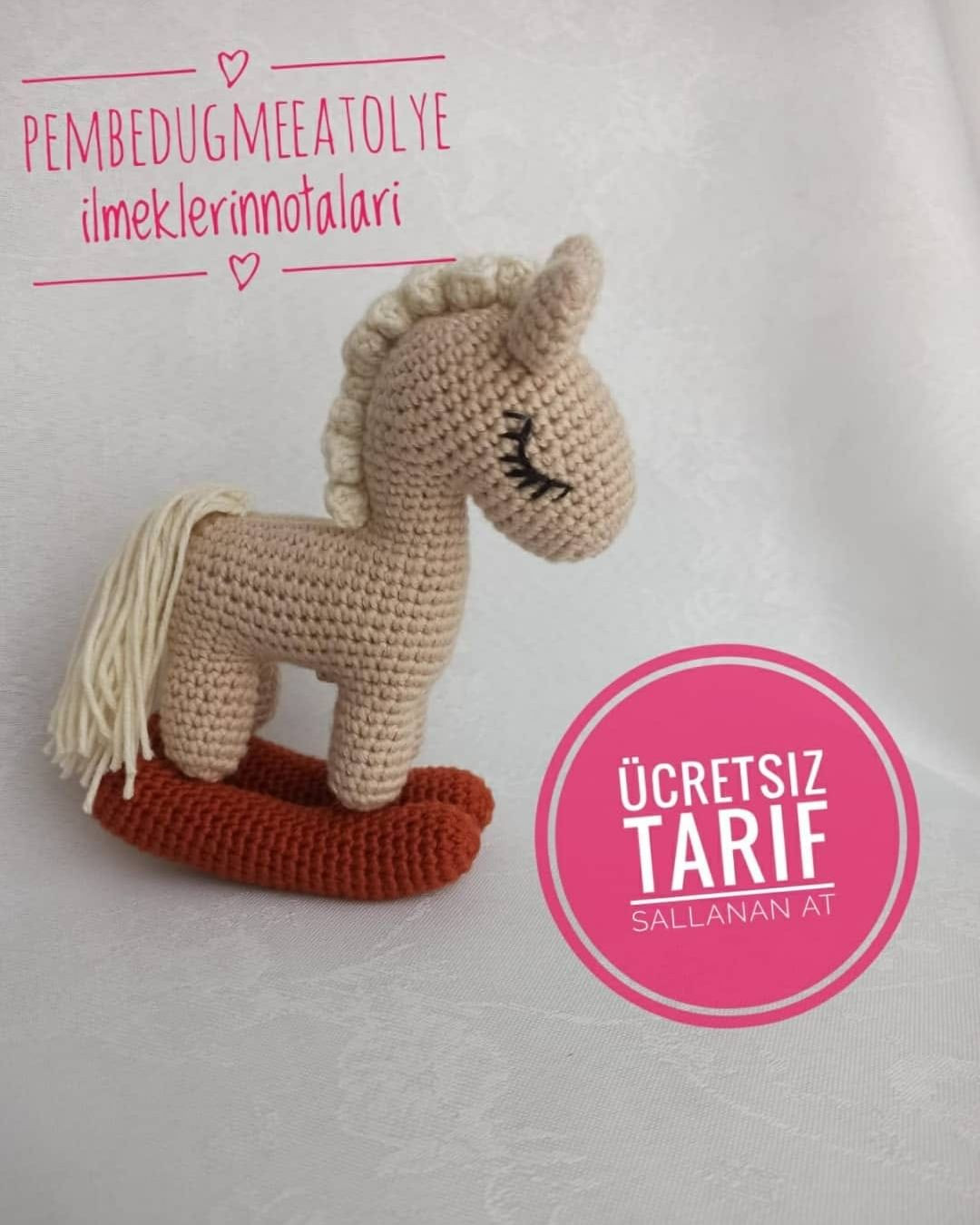 PembedugmeeA Tolyesi: Salıncak At Amigurumi Şeması