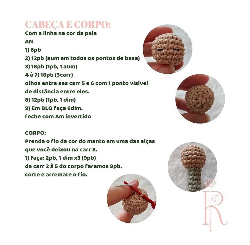 Ponteira de caneta Santinha em crochê: receita grátis!